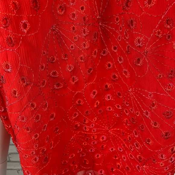 Sofia Vergara Red Lace Halter Top size 3X - Picture 6 of 11